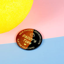 Load image into Gallery viewer, Doubled-Sided Prank Coin New Parent Gift for First Time New Mom Mommy to Be Mama Funny from Best Friend Sister Idea for Pregnancy Women Christmas Birthday Present