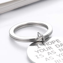 Load image into Gallery viewer, Anniversary Christmas Gifts for Boyfriend Girlfriend Funny Birthday Keychain for Husband Wife I Hope Your Day is As Nice As Your Btt Keychain for Her Him Valentines Day Fun Gifts for BFF Best friends