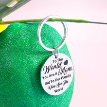 Load image into Gallery viewer, Mom Gifts Keychain from Husband Son Daughter Birthday Mothers Day Gift to Women Wife Mother-in-Law Step-Mom Present for Christmas Valentines Day Anniversary Wedding