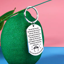 Load image into Gallery viewer, Boyfriend Gifts from Girlfriend Stocking Stuffers for Boyfriend Couple Keyring to My Man Husband Fiance Gift from Wife Fiancee Girlfriend Valentine Birthday Anniversary You Are My Favorite Present