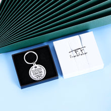 Load image into Gallery viewer, Mens Valentines Day Gifts Keychain for Husband Boyfriend from Wife Girlfriend Wedding Anniversary Fathers Day Gift for Men Him Fiance Groom Never Forget I Love You Keyring Christmas Birthday Present