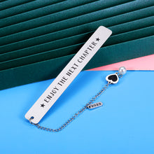 Load image into Gallery viewer, 2022 Enjoy The Next Chapter Bookmark Inspirational Graduation Retirement Birthday Stocking Stuffer Gifts for Women Men Kids Book Lovers Seniors Coworker Leaving New Job Promotion Dad Mom Gift Him Her