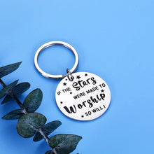 Load image into Gallery viewer, Inspirational Christian Keychain Religious Gifts for Women Men Birthday Christmas Easter Prayer Gift for Adults Kids Girl Boys Bible Verse Faith Worship Key Chain So will I Hillsong United Him Her