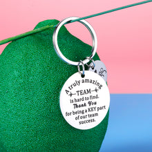 Load image into Gallery viewer, Coworker Employee Appreciation Gifts Keychain for Women Men Colleague Staff Team Members Office Thank You Gift Birthday Christmas Boss Day Retirement Leaving Going Away Teamwork Present for Her Him