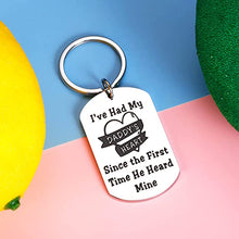 Load image into Gallery viewer, Dad Gifts from Daughter - To My Dad Keychain for Daddy New Dad Father in Law Dad Christmas Gifts from Son Birthday Valentine's Day Gifts Father's Day Gifts Present for Papa