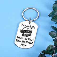 Load image into Gallery viewer, Dad Gifts from Daughter - To My Dad Keychain for Daddy New Dad Father in Law Dad Christmas Gifts from Son Birthday Valentine's Day Gifts Father's Day Gifts Present for Papa