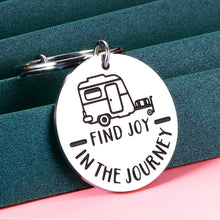 Load image into Gallery viewer, 2021 Camper Decor RV Camping Accessories Gifts for Travel Trailers Inside Graduation Keychain Retirement Gifts for Her Women Men Coworker Happy Camper Decor Motorhome Decorations for RV Owner Glamping