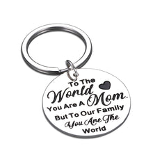Load image into Gallery viewer, Mom Gifts Keychain from Husband Son Daughter Birthday Mothers Day Gift to Women Wife Mother-in-Law Step-Mom Present for Christmas Valentines Day Anniversary Wedding
