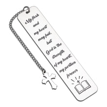 Load image into Gallery viewer, Christian Gifts for Women Inspirational Religious Bookmark Faith Gift for Daughter Son Godchild Book Lover Birthday Christmas Baptism Easter Church Bulk Book Mark for Girls Boys Friend Sister