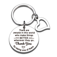 Load image into Gallery viewer, Employee Appreciation Gifts Keychain Thank You Coworker Colleague Staff Boss Farewell Retirement Going Away Leaving Gift for Women Men Teachers Office Boss Day Christmas Birthday Appreciation Pendant