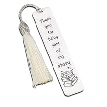 Load image into Gallery viewer, Thank You Bookmark Retirement Gifts for Women Men Book Lovers Graduation Christmas Birthday Thanksgiving Teachers Day Going Away Leaving Gifts for Teacher Tutor Coworkers Colleagues Best Friends