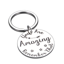 Load image into Gallery viewer, Inspirational Birthday Keychain Gifts for Best Friend BFF Women Men Thank You Gift for Coworker Boss Teen Boy Girl Graduation for Daughter Son from Mom Dad Christmas Retirement Appreciation Gift