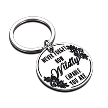 Load image into Gallery viewer, Inspirational Keychain Birthday Christmas Gifts for Best Friend Boy Girl Thank You Appreciation Gift for Women Men Coworker Companion Graduation Gift Keyring for Daughter Son from Mom Dad Thanksgiving Brand: FrereFeter
