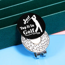 Load image into Gallery viewer, Christmas Stocking Stuffer Golf Gifts for Men Ball Marker Hat Clip for Dad Husband Boyfriend Son Golfer Lover Valentines Birthday Magnetic Golf Hat Clip Accessories Golf Gifts for Him Stepdad Daddy