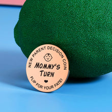 Load image into Gallery viewer, Doubled-Sided Prank Coin New Parent Gift for First Time Dad Daddy to Be Funny for New Dad Men Pregnancy Announcement Idea Christmas Birthday Present