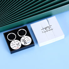 Load image into Gallery viewer, Friendship Gift for Best Friend BFF Birthday Valentines Day Gifts for Women Teen Girl Boys Matching Keychain 2021 Graduation Long Distance Gifts for Female Male Friends Christmas Lilo and Stith Gift