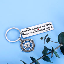 Load image into Gallery viewer, Couple Keychain Long Distance Relationship Gifts for Boyfriend Husband from Girlfriend Wife Valentines Christmas Present Him Her Friendship Gift for Friends Women Men Birthday Anniversary Going Away