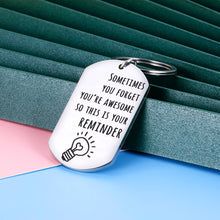 Load image into Gallery viewer, Inspirational Keychain Funny Birthday Gifts for Best Friend BFF Women Men Christmas Present Thank You for Coworker Boss Teacher Graduation to Daughter Son from Mon Dad Gift Valentines Thanksgiving