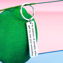 Load image into Gallery viewer, Boyfriend Girlfriend Keychain Gifts for Long Distance Relationship Valentines Birthday Gift for Best Friend BFF Him Her Anniversary Keyring for Husband Women from Men Wife Friendship Christmas Present