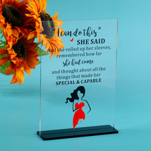 Load image into Gallery viewer, Acrylic Inspirational Gift for Women Stocking Stuffers Gifts for Girls Daughter Best Friends Besties Sister Christmas Birthday Graduation Keepsake Gift Decor Paperweight Coworker Colleagues Present