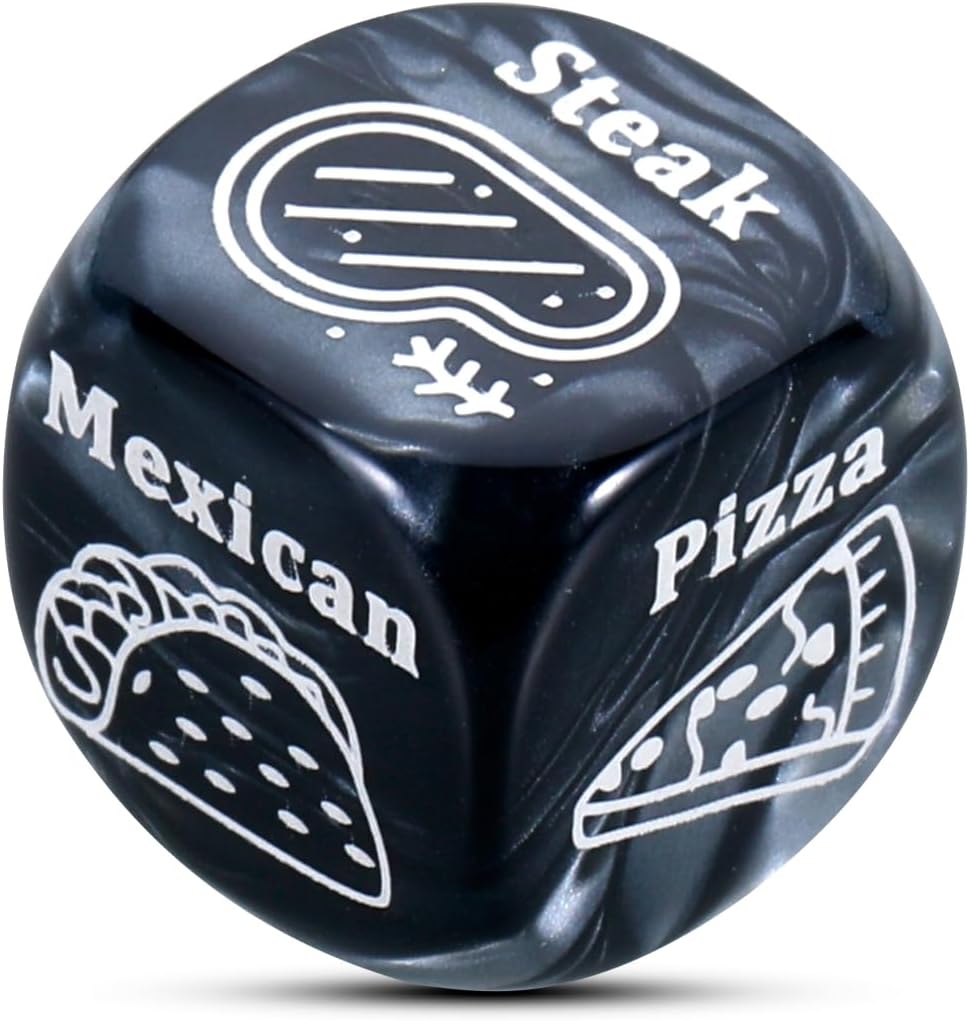 Valentine’s Day Gifts for Boyfriend Girlfriend Food Decision Dice Gifts for Him Her Couple Anniversary Date Night Wedding Gifts for Husband Wife Christmas Birthday Bride Shower Gifts for Women Men
