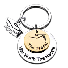 Load image into Gallery viewer, 2021 College Graduation Gifts for Her Him Graduate Seniors Class of 2021 Keychain High School Master Graduation Gifts for Women Men Nurse Students Grads Gift for Daughter Son Girl Boy from Mom Dad
