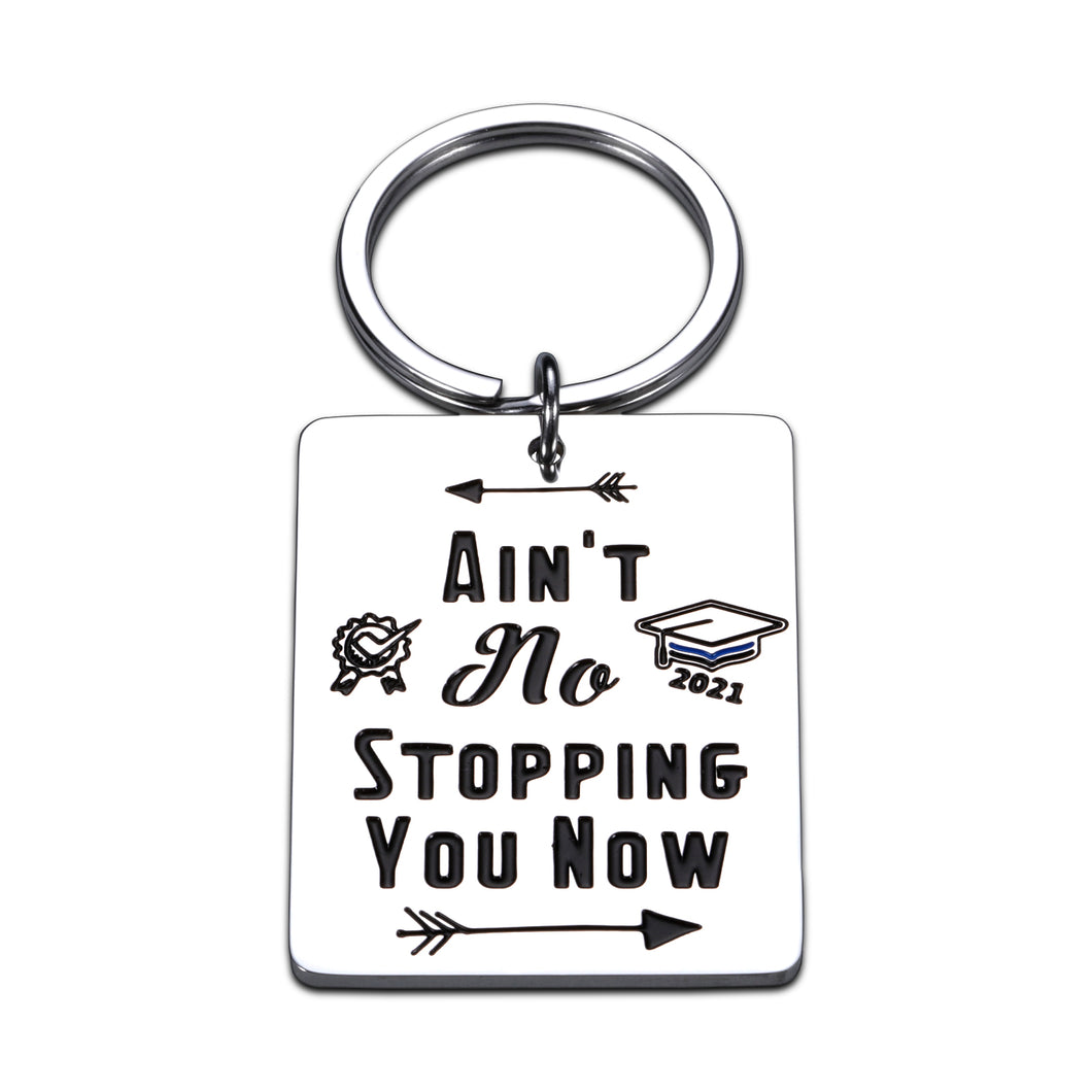 Gifts for Seniors Inspirational Keychain Gift Women Men 2021 Graduation Gifts for Her Him Graduates College High School Key Ring Grads Gifts Teen Boys Girls Son Daughter Christmas Come-of-Age Present