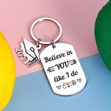 Load image into Gallery viewer, Graduation Gifts Keychain for Him Her 2021 Seniors Master Nurses Students Graduation Gift from Medical College High School Inspirational Gifts for Grads Graduates Women Men Daughter Son from Mom Dad
