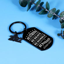 Load image into Gallery viewer, Class of 2022 Be Badass Keychain Christmas Graduation Gifts for Her Him Seniors Son Daughter Inspirational Birthday College High School Graduation Gift for Teen Boy Girl Grads Graduates Nurse Students
