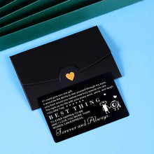 Load image into Gallery viewer, Valentines Day Wallet Card Christmas Gifts for Husband Boyfriend from Wife Girlfriend Wedding Anniversary Birthday Fathers Day Couple I Love You Gift for Her Him Men Women Fiancé Stocking Stuffers
