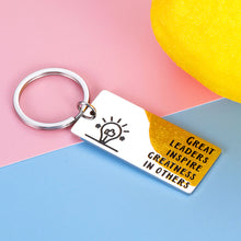 Load image into Gallery viewer, Boss Leader Thank You Office Gifts Inspirational Keychain for Men Women Appreciation Gift for Boss Lady Superior Employer Coach Coworker Leaving Going Away Retirement Gifts Christmas Birthday Boss Day
