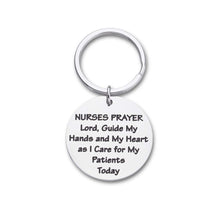 Load image into Gallery viewer, Nurse Gifts Nurse Keychains for Women Men Nurses Prayer Key Chain for Nursing Students RN Nurses Graduation Nurse Practitioner Female Medical Students Gift for Her Him
