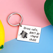 Load image into Gallery viewer, Funny New Driver Keychain Valentines Day Gifts for Adult Son Daughter Kid Graduation Easter Sweet 16 18 Birthday Humor Gag Gift for Teens Teenage Boys Girls Him Her from Mom Dad Xmas Stocking Stuffer
