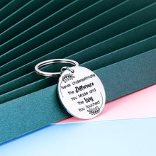 Load image into Gallery viewer, Thank You Christmas Gifts Social Worker Keychain for Women Men Inspirational Appreciation Gift for Volunteer Him Her Birthday Present Retirement Gift for Coworkers Boss Lady Friends Female Male
