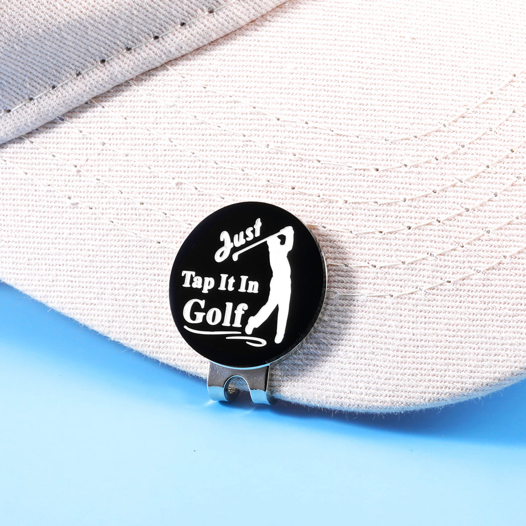 Christmas Stocking Stuffer Golf Gifts for Men Ball Marker Hat Clip for Dad Husband Boyfriend Son Golfer Lover Valentines Birthday Magnetic Golf Hat Clip Accessories Golf Gifts for Him Stepdad Daddy