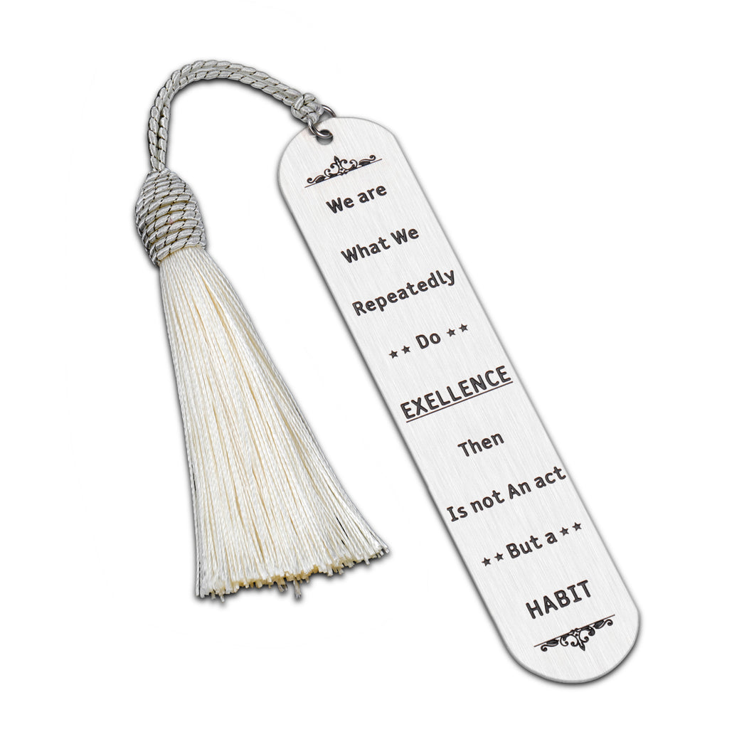 Inspirational Bookmark Gifts for Women Men Best Friend Birthday Christmas Book Mark Marker Present for Kids Adult Son Daughter Coworker Graduation Gift for Teen Girl Boy Book Lover Reader from Mom Dad