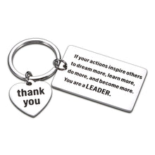 Load image into Gallery viewer, Boss Gifts Keychain for Women Men Lady Bosses Leaders Birthday Christmas Valentines Farewell Retirement Appreciation Thank You Office Gifts for Superior Supervisor Mentor Coworkers Leaving Female Male
