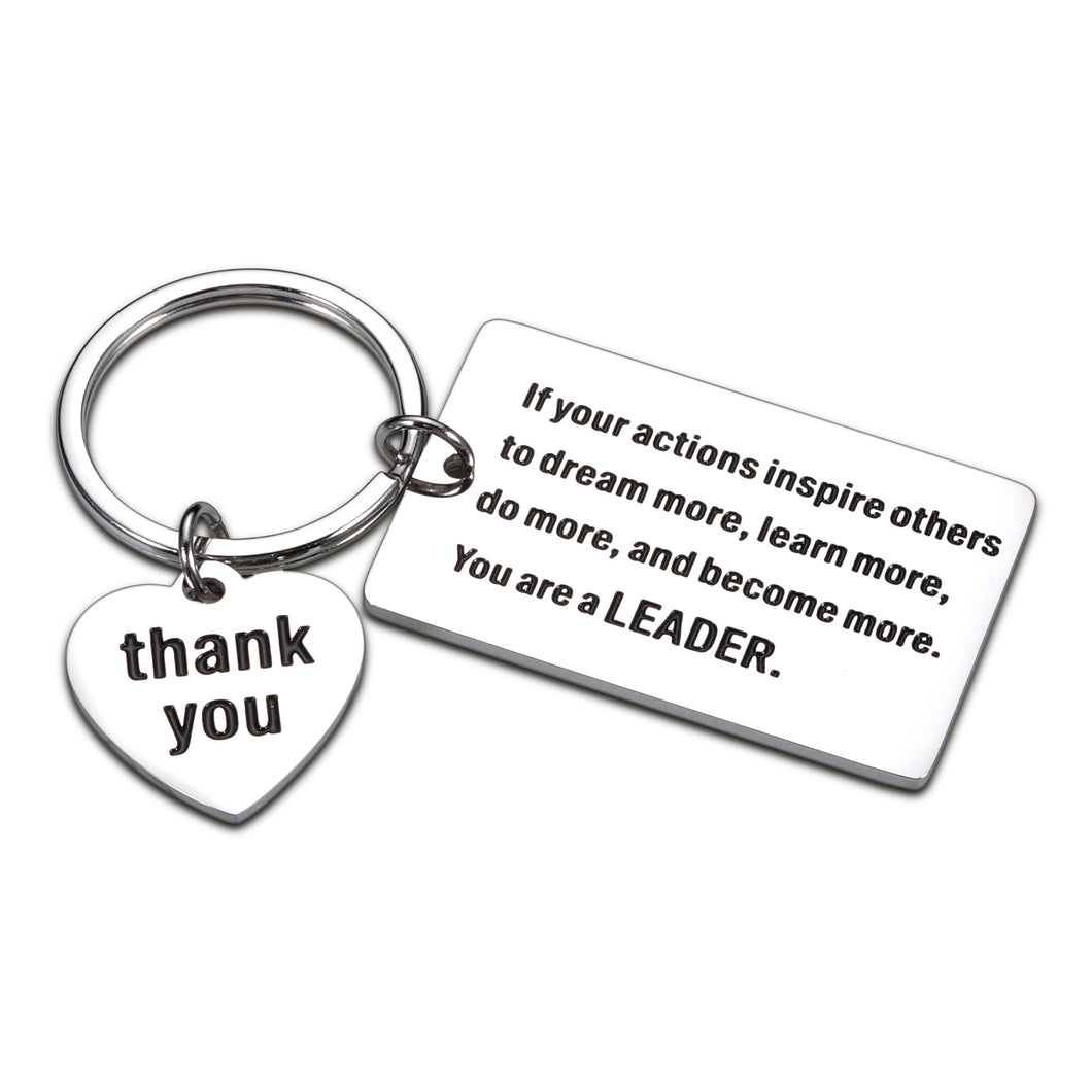 Boss Gifts Keychain for Women Men Lady Bosses Leaders Birthday Christmas Valentines Farewell Retirement Appreciation Thank You Office Gifts for Superior Supervisor Mentor Coworkers Leaving Female Male
