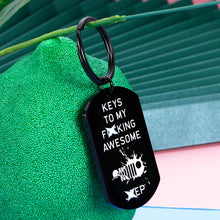 Load image into Gallery viewer, Funny Jep Car Lover Gift SUV Keychain for Christmas Men Women Car Enthusiast Wrangler Gift Accessories for Husband Dad Son Boys Best Friend Birthday Gift for Car Owner Boyfriend Stocking Stuffers Him
