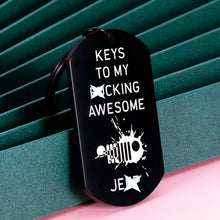 Load image into Gallery viewer, Funny Jep Car Lover Gift SUV Keychain for Christmas Men Women Car Enthusiast Wrangler Gift Accessories for Husband Dad Son Boys Best Friend Birthday Gift for Car Owner Boyfriend Stocking Stuffers Him
