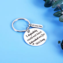 Load image into Gallery viewer, Anniversary Wedding Gift for Husband from Wife Funny Keychain Valentines Day Gift for Him Men Hubby Boyfriend Spouse Fiance Girlfriend Birthday Christmas Fathers Day I Love You Keychain Present
