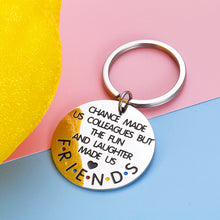 Load image into Gallery viewer, Coworker Keychain Colleague Gifts for Birthday Christmas Friends TV Show Appreciation Gift for Women Men Boss Friends Thank You Leaving Going Away 2020 Retirement Gift for Friends Female Male

