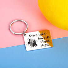 Load image into Gallery viewer, Funny New Driver Keychain Valentines Day Gifts for Adult Son Daughter Kid Graduation Easter Sweet 16 18 Birthday Humor Gag Gift for Teens Teenage Boys Girls Him Her from Mom Dad Xmas Stocking Stuffer
