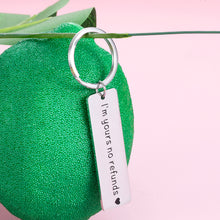 Load image into Gallery viewer, Funny Anniversary Birthday Gifts keychain for Boyfriend Husband Girlfriend Wife Couple Gift for Him Her Valentines Day Gift Keyring for Men Women Christmas Wedding fiancé fiancée Love You Jewelry
