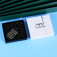 Load image into Gallery viewer, Funny Fathers Day Gifts for Dad from Daughter Son Keychain to Daddy Birthday Christmas First Time Dad Thing Pregnancy Gift for Husband New Dad to be Stepdad from Kid Wife Valentine Wedding Present Men
