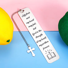 Load image into Gallery viewer, Christian Gifts for Women Inspirational Religious Bookmark Faith Gift for Daughter Son Godchild Book Lover Birthday Christmas Baptism Easter Church Bulk Book Mark for Girls Boys Friend Sister
