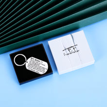 Load image into Gallery viewer, Men Keychain Gifts for Birthday Christmas Boyfriend Husband Fiancé I Love You Gift for Him Male Groom from Girlfriend Wife Valentines Wedding Anniversary Couple Gift to My Man Key Ring Present
