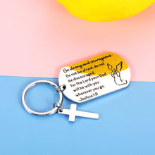 Load image into Gallery viewer, Christian Keychain Inspirational Religious Christmas Gifts for Women Men Friend Easter Graduation Birthday Gift for Kids Son Daughter Teen Boy Girl First Co

