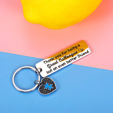 Load image into Gallery viewer, Employee Appreciation Gifts Funny Keychain for Coworker Leaving Office Colleague Going Away Boss Day Christmas Farewell Gifts for Manager Leader Thank You Retirement Gifts for Women Men Promotion
