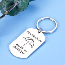 Load image into Gallery viewer, Friends TV Merchandise Keychain for Best Friends Series Gift Women Men BFF Couple Gifts for Boyfriend Girlfriend Husband Wife Christmas Birthday Anniversary Friendship Keyring I&#39;ll Be There for You
